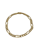 Bracelet Figaro 5mm en or 10k MMB-007