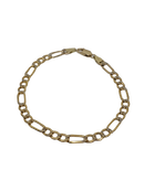 Figaro Bracelet 5.mm 10k Gold MMB-004