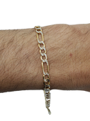 Figaro Bracelet 5.mm 10k Gold MMB-004