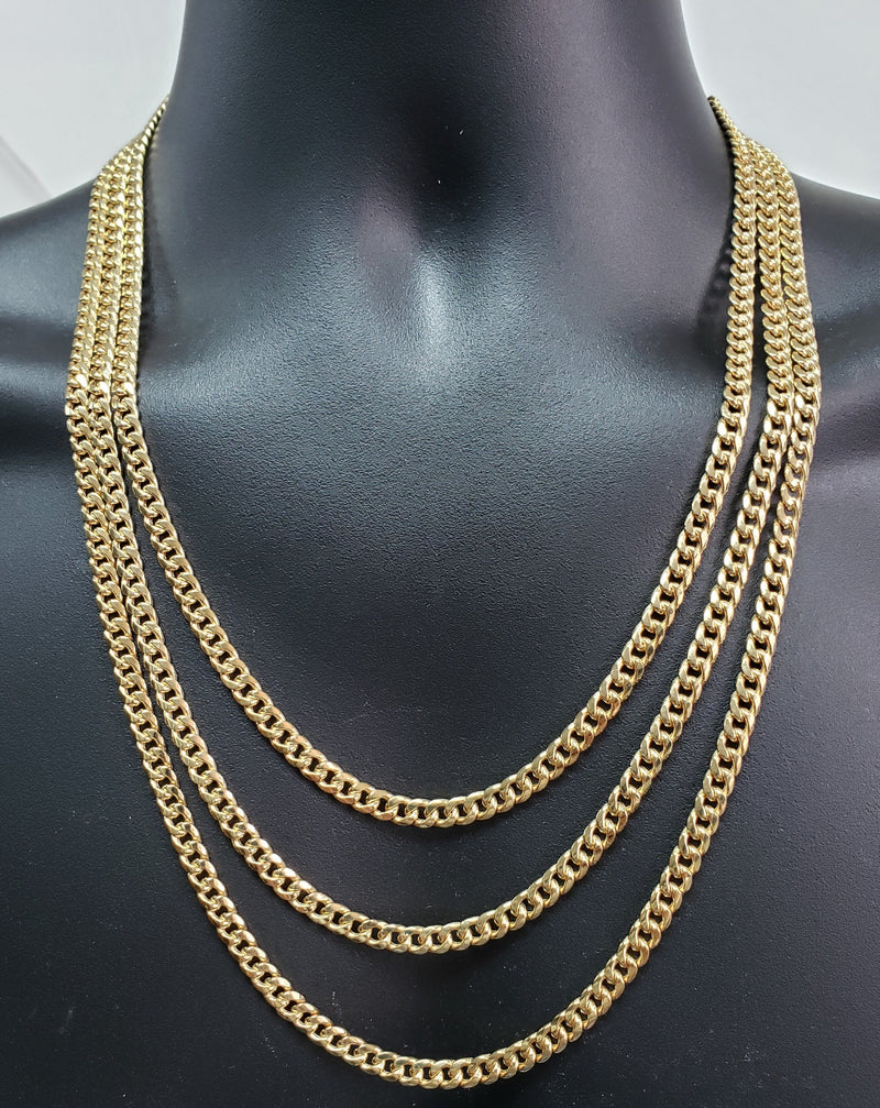 5MM Chaine Miami Cuban Link en or 10 Karat - Main Image