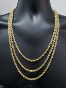 10K Gold Rope Chain 4.5mm edition 2020 Laser Cut | Ropechain 4.5mm Special Edition Laser Cut-Gold Custom