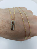 Collier Medusa en or 10k HRT-00999