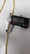 14K 4MM Solid Miami Cuban Link Solid