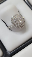 1.00ct VVS Diamant ovale Bague 10k