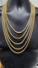 4.5MM 10k Diamond Cut Franco Chain AL-001