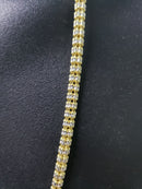14k Ice chain 4.5mm Diamond cut