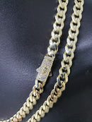 7MM 10k Yellow GoldMonaco Chain MCOD95
