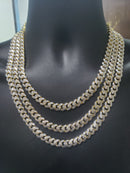 9MM 10k Diamond Cut Monaco Chain 10k Gold