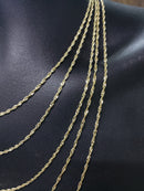 2mm 10k Singapore Chain