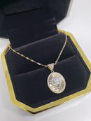 Collier 10k Medusa Design Grec NOUVEAU