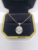 Collier 10k Medusa Design Grec NOUVEAU