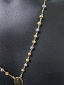 5mm 10k 3 Color  Chaplet NEW