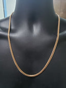5mm 10k Miami Cuban Link Rose Gold Solid/Full