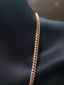 5mm 10k Miami Cuban Link Rose Gold Solid/Full