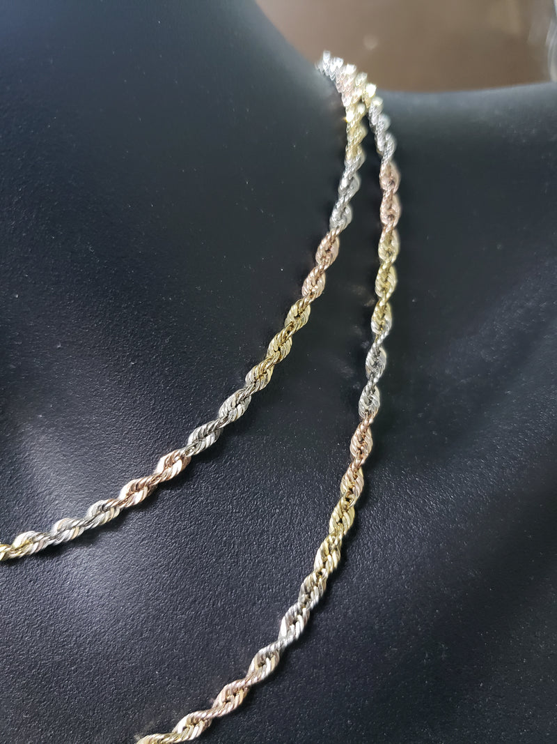 3mm 10k 3 colors Rope Chain Laser cut