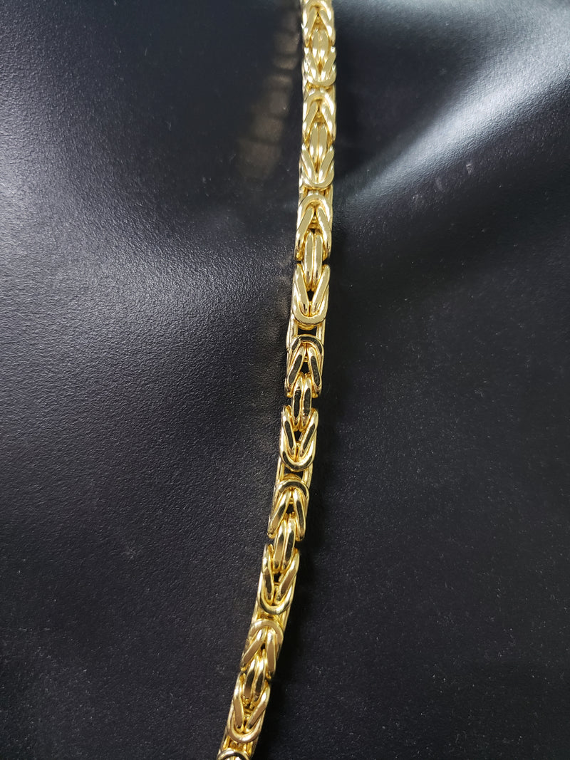 6mm 10k Byzantine chain NEW