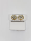 10K 1.75CT Boucle D 'Oreilles avec Vis DE-045