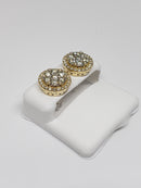 10K 1.75CT Boucle D 'Oreilles avec Vis DE-045