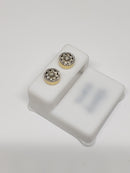 10K 0.70CT Diamond Stud Screw Back Earring DE-042