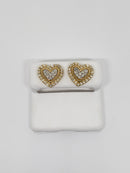 10K 0.20CT Boucle D 'Oreilles avec Vis DE-016