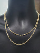 10k 2.5mm Turkish Chain yellow gold