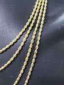 10k Moon Barrel Link Chain New