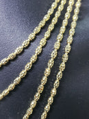 10k Moon Barrel Link Chain New