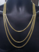 5mm 10k Miami Cuban Link Solid/Full