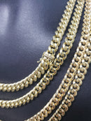 8MM Chaine Miami Cuban Link en or 10 Karat MC75