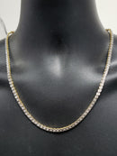 4mm Tennis Chain 4.75ct si Diamond 10k Yellow Gold