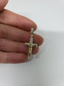 10k 0.49ct SI Diamond Cross