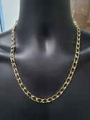 Chaîne Fine Gourmette Or Jaune 10k 7mm