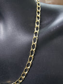 Chaîne Fine Gourmette Or Jaune 10k 7mm