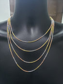 Chaîne de glace 10k 2.5mm 3 tonnes