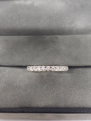 14k 0.85ct Full All around eternity ring NEW