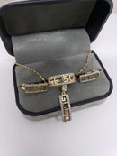 Collier Medusa + Boucle d'oreille Medusa + Bague Medusa en or 10k ENS-0011