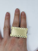 10k 26mm Hip-hop Ring NEW