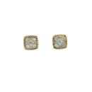 10k 0.40ct Diamants boucle d'oreilles