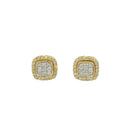10k 0.50ct Diamants boucle d'oreilles