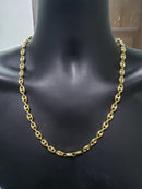 14k 8mm Puff Links Hollow