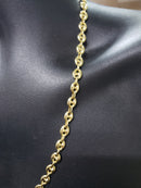 14k 7mm Puff Links hollow