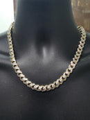 10mm 10k Monaco Chain Diamond Cut