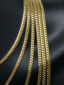 4mm 10k Miami Cuban Link Solid/Full