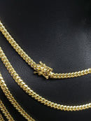 4mm 10k Miami Cuban Link Solid/Full