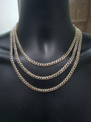 6mm 10k Monaco Chain 10k Gold