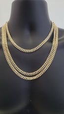 3MM Chaine Miami Cuban Link en or 10 Karat MC30