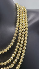 10k 8mm Moon Ball chain