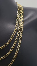 5mm 14k Yellow Gold Figaro chain