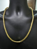 14k 7mm Franco Solid Yellow Gold