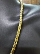 14k 7mm Franco Solid Yellow Gold